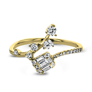 ZR2014 Right Hand Ring in 14k Gold with Diamonds