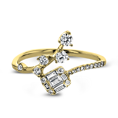 ZR2014 Right Hand Ring in 14k Gold with Diamonds
