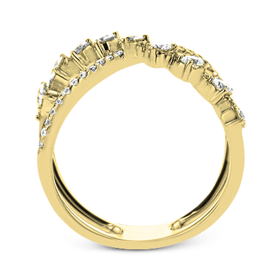 ZR2020 Right Hand Ring in 14k Gold with Diamonds