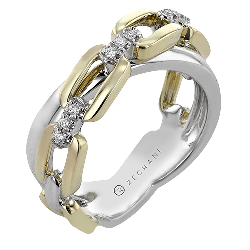 ZR2409 Right Hand Ring in 14k Gold with Diamonds