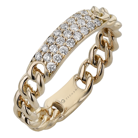 ZR2427 Right Hand Ring in 14k Gold with Diamonds