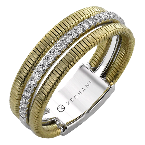 ZR2430 Right Hand Ring in 14k Gold with Diamonds