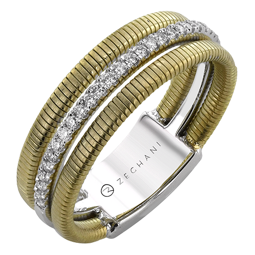ZR2430 Right Hand Ring in 14k Gold with Diamonds