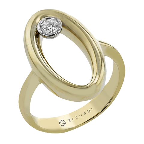ZR2478 Right Hand Ring in 14k Gold with Diamonds
