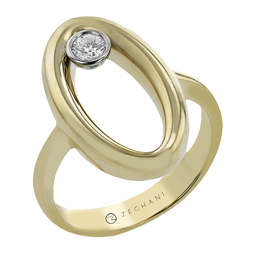 ZR2478 Right Hand Ring in 14k Gold with Diamonds