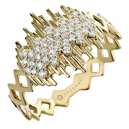 ZR2479-Y Right Hand Ring in 14k Gold with Diamonds
