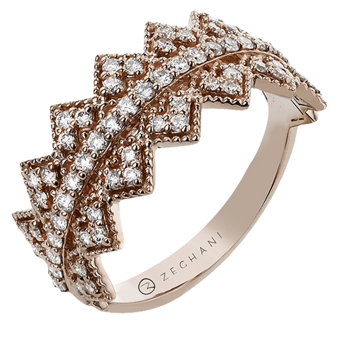 ZR2480-R Right Hand Ring in 14k Gold with Diamonds