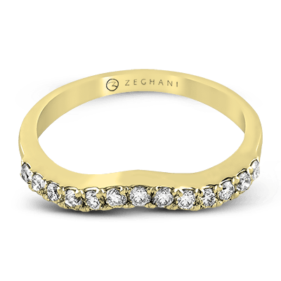 ZR438 Anniversary Ring in 14k Gold with Diamonds