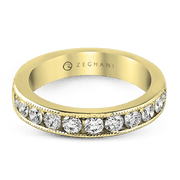 ZR47 Anniversary Ring in 14k Gold with Diamonds