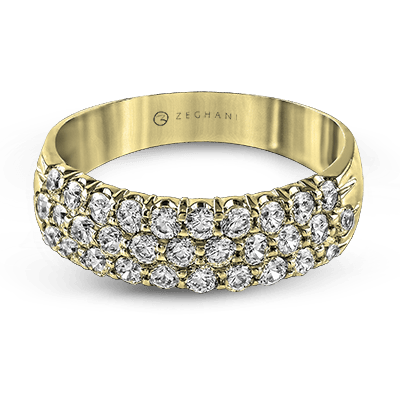 ZR488 Anniversary Ring in 14k Gold with Diamonds