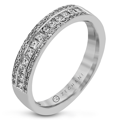 ZR859 Anniversary Ring in 14k Gold with Diamonds
