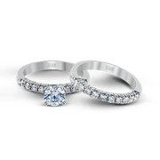 ZR96 Wedding Set in 14k Gold with Diamonds