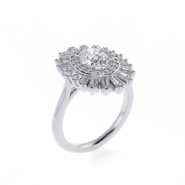 Ballerina Engagement Ring - Seven Oaks Jewelers