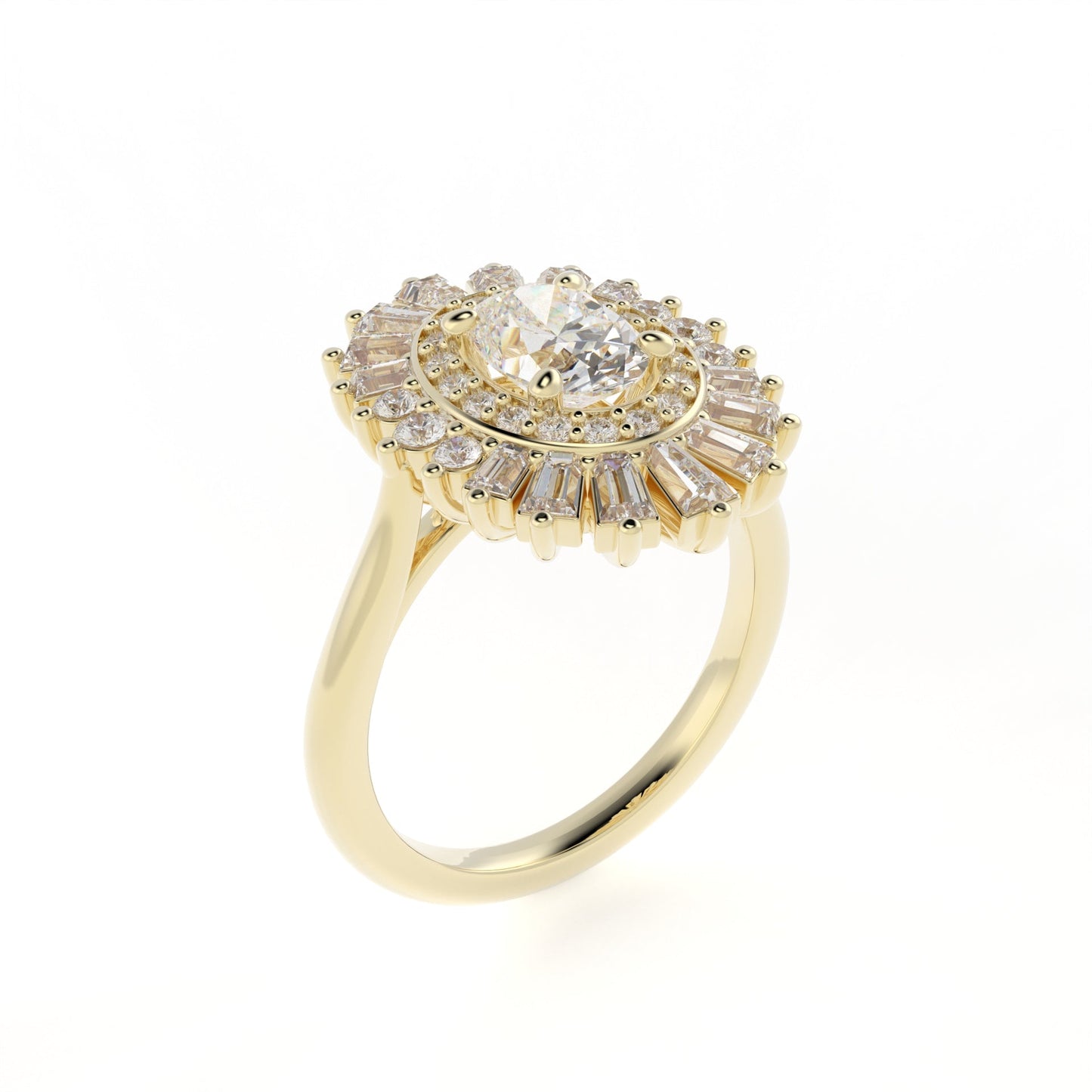 ballerina engagement ring - seven oaks jewelers