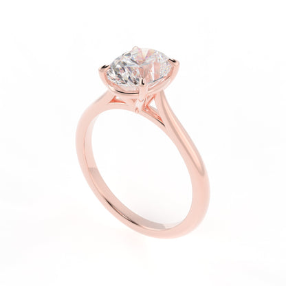 The Jennifer Solitaire - Seven Oaks Jewelers