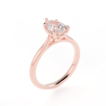 The Jennifer Solitaire - Seven Oaks Jewelers