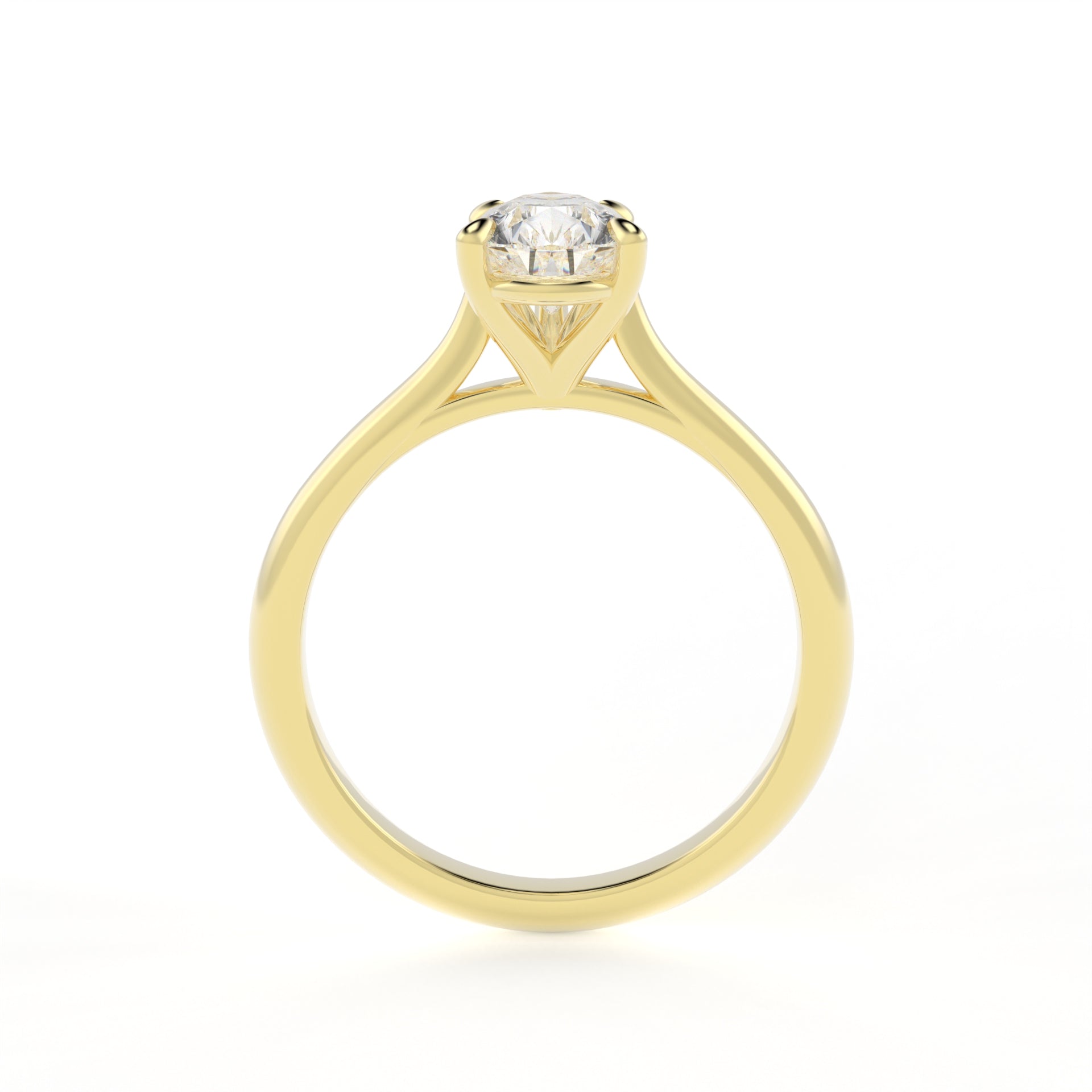 The Jennifer Solitaire - Seven Oaks Jewelers